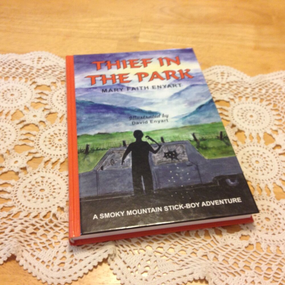 Middle Grade Adventure, Thief in the Park, Signed by author and illustrator